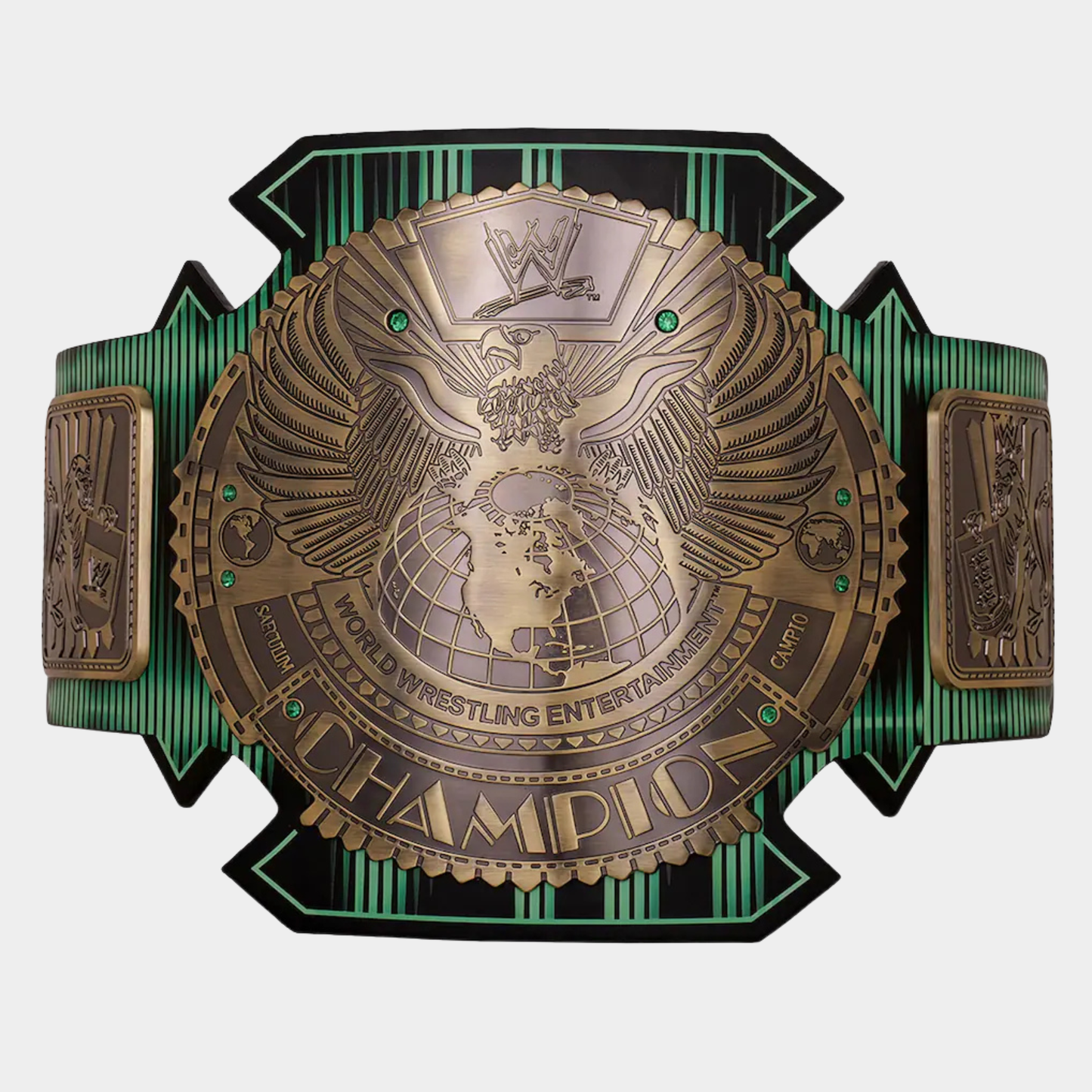 30th Anniversary Championship Replica Belt with premium gold-plated center plate and genuine leather strap