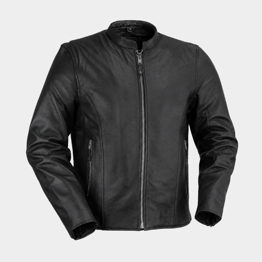 Ace Men's Leather Motorcycle Jacket