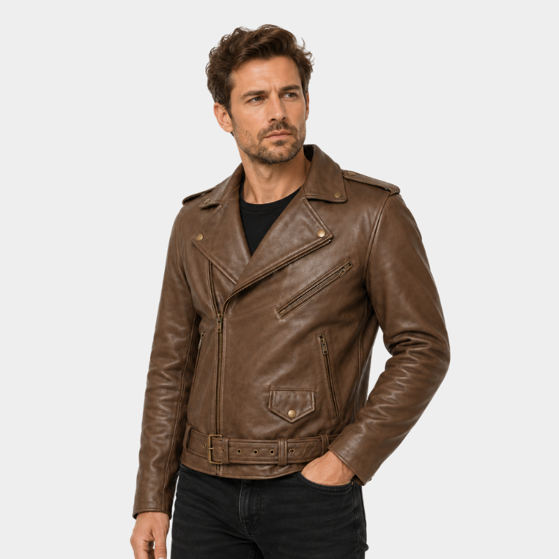 Allaric Alley Leather Biker Jacket