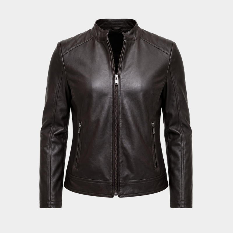 Beverly Vegan Faux Leather/Perforated Jacket