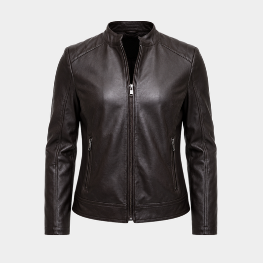Beverly Vegan Faux Leather/Perforated Jacket