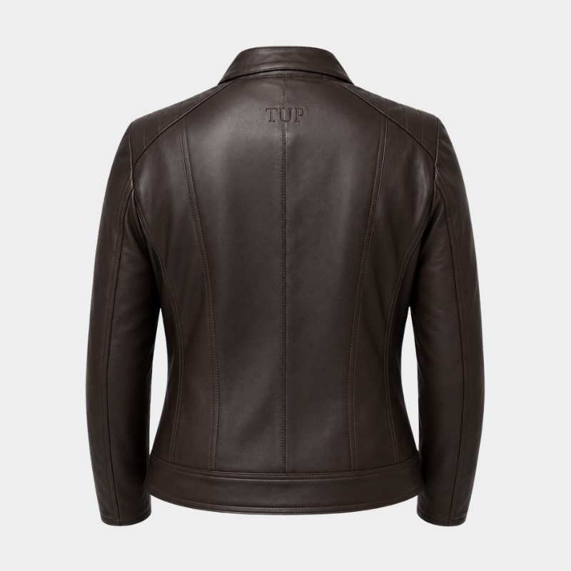 Beverly Vegan Faux Leather/Perforated Jacket