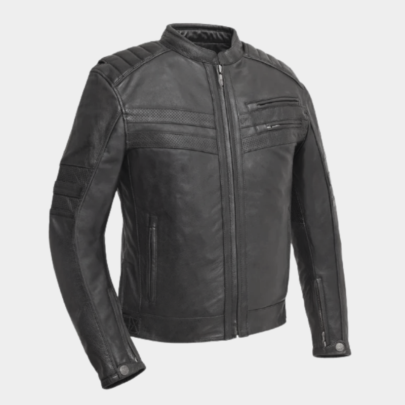 BiTurbo - Men's Leather Motorcycle Jacket