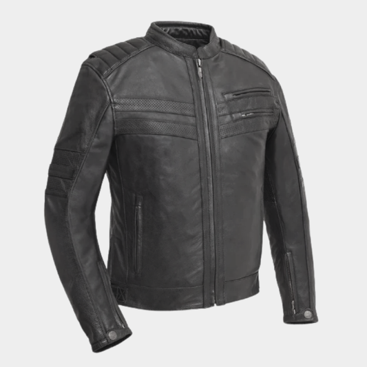BiTurbo - Men's Leather Motorcycle Jacket