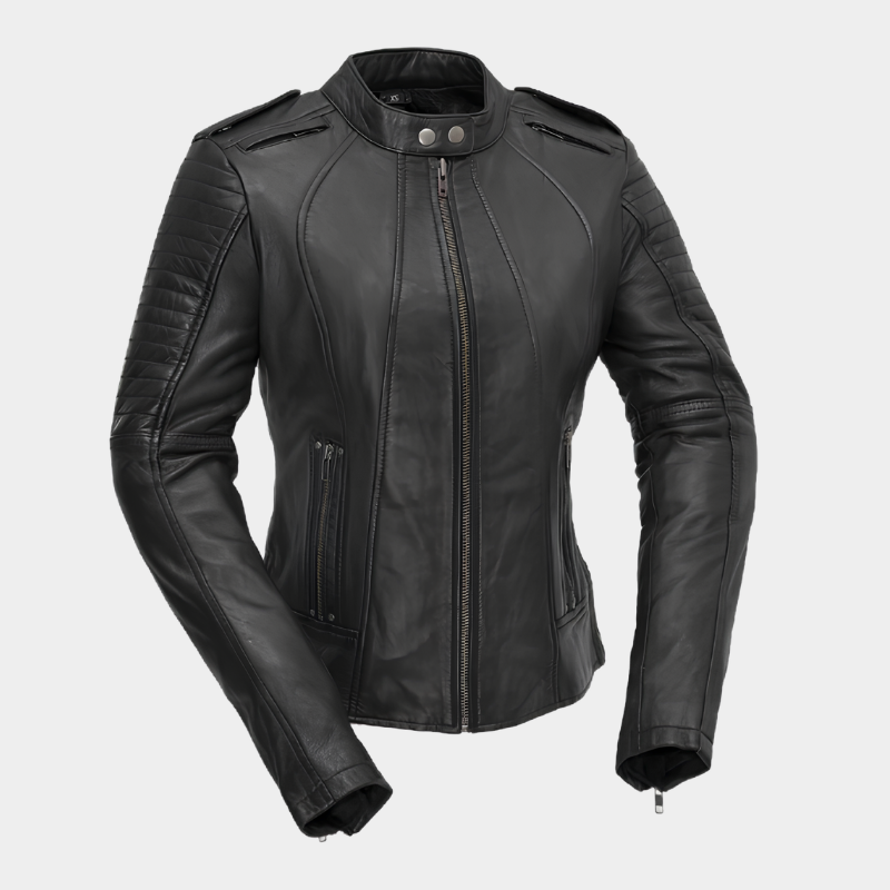 Biker - Women's Motorcycle Leather Jacke
