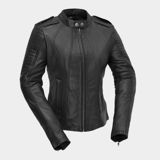 Biker - Women's Motorcycle Leather Jacke