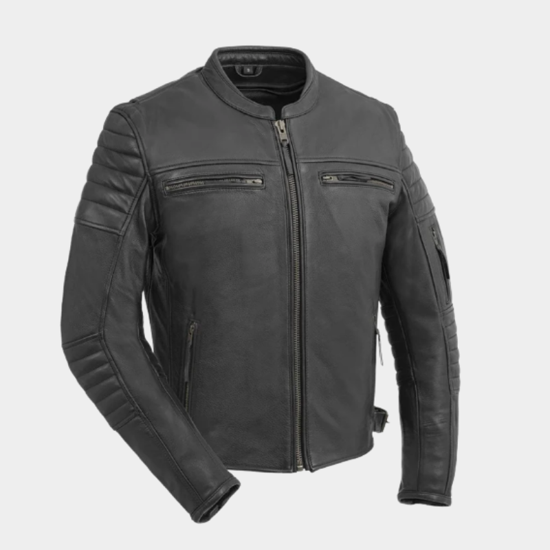 Commuter Men's Motorcycle Leather Jacket