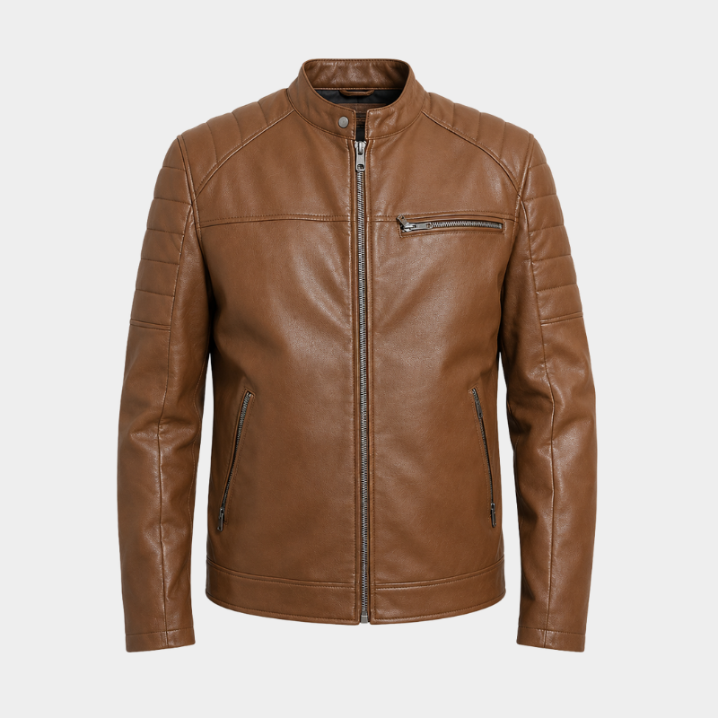 Dustin Men's Vegan Faux Leather Jacket