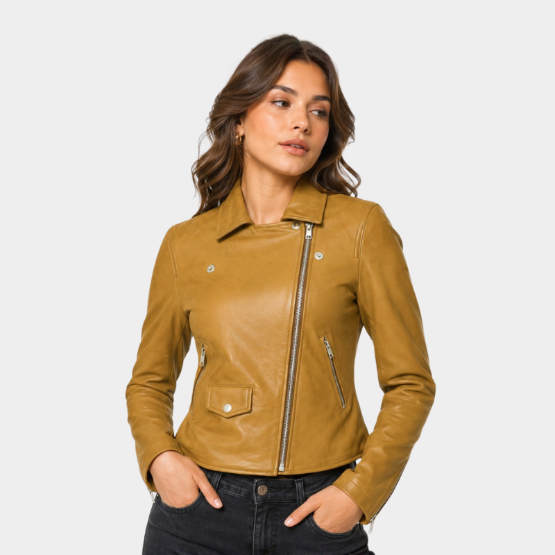 Lennox Moto Style Leather Jacket