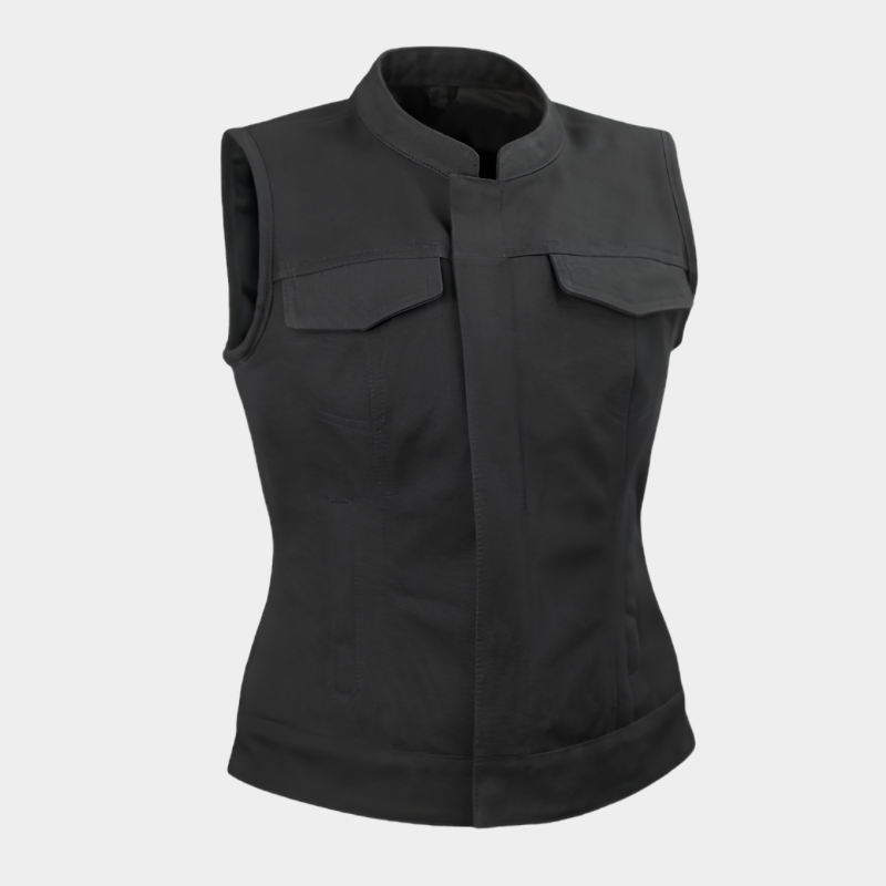 Ludlow Women's Motorcycle Canvas Vest