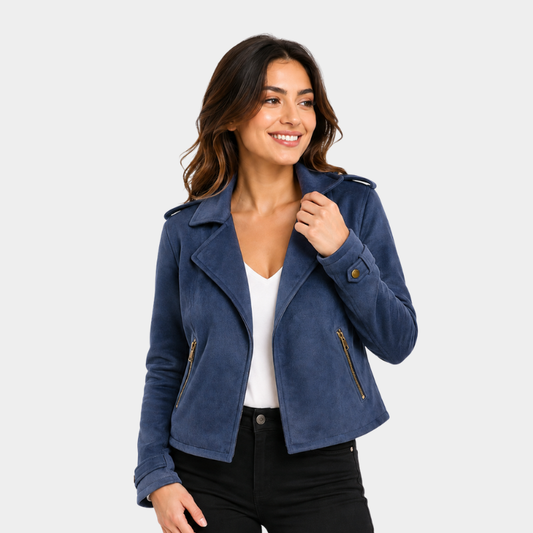 Megan Women's Vegan Faux Leather Jacket