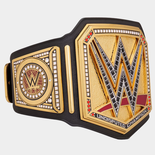 Front angled view of Imperial Gold Heavyweight Championship Belt