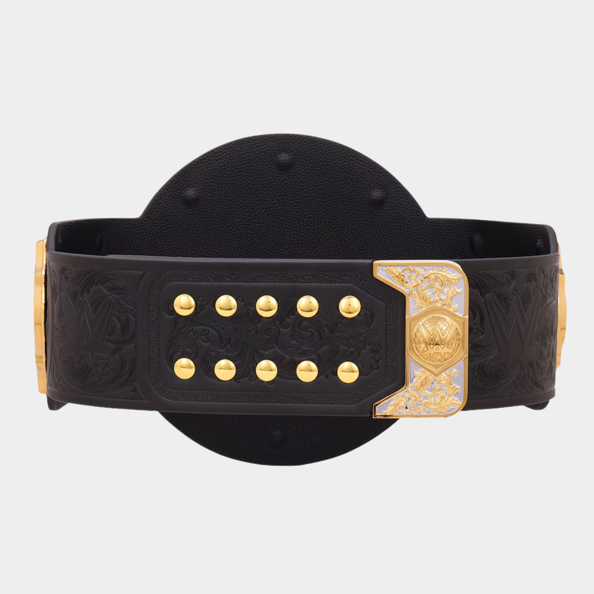 Back angled view of The Dynasty Tag Team Championship replica title belt